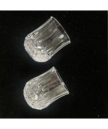 (2) Cristal D&#39;Arques Longchamp Durand 24% Lead Crystal Shot Glasses - $25.00
