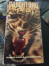 Predators Of The Wild Cheetah &amp; Leopard VHS VCR Video Tape Used Time Life - £3.89 GBP