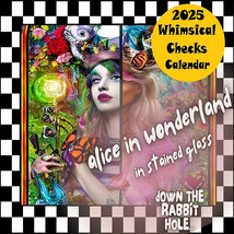 Alice In Wonderland Calendar 2025 Whimsy Decor Mad Hatter White Rabbit Calendar - £21.33 GBP