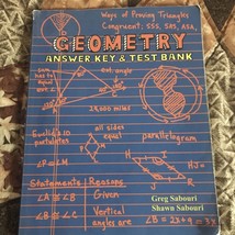 Teaching Textbooks Geometry Answer Key and Test Bank Homeschool Sabouri - $14.52