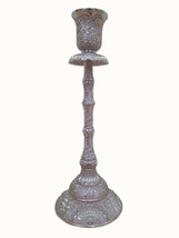 8.3&quot; Filigree Style Standing Altar Home Dinner Decorative Candlestick 21cm - $27.75