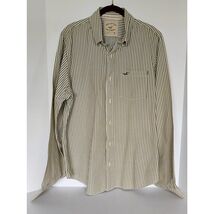 VTG. Hollister California Men&#39;s Long Sleeve Stripe Shirt Size XL - $23.76