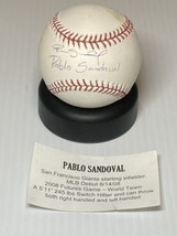 Pablo Sandoval Autographed  Full Name And Printed OML Baseball (Tri-Star... - £79.23 GBP
