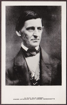 Ralph Waldo Emerson RPPC - Concord, MA Antiquarian Society Photo Postcard - £9.63 GBP