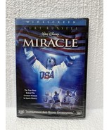 FACTORY SEALED Miracle DVD Wide Screen 2004 Widecreen USA Olympic Hockey... - $16.83