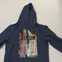 Aeropostale Men's Blue Drawstring Hoodie Pullover Graphic Sweatshirt Size Small image 15