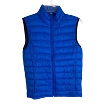 Gap Kids Size XL Puffer Vest Blue Girls Vest Soft Pockets Full Zipper Jacket  - £15.05 GBP