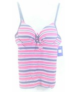 New Cayo De Agua Womens Bikini Top Multicolour Stripe Size 10 Swim Bathi... - £18.74 GBP