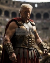 PRESIDENT DONALD TRUMP DRESSED UP AS ROMAN GLADIATOR IN COLOSEUM 5X7 AI ... - $9.49