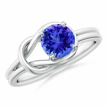 ANGARA Solitaire Tanzanite Infinity Knot Ring for Women, Girls in 14K Solid Gold - £990.95 GBP