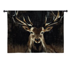 45x45 YOUNG BUCK Deer Wildlife Tapestry Wall Hanging - £116.29 GBP