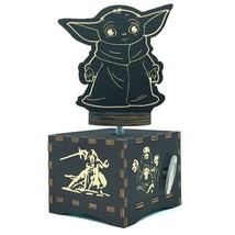 Music Box, Rotatable Wind Up Mechanism, Antique Carved Music Box Crafts Gifts - £31.96 GBP