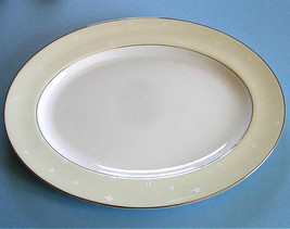 Waterford Ballet Blossom Oval Serving Platter 15.5&quot; English Bone China N... - $64.90