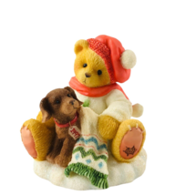 Enesco Cherished Teddies Lee Bear&#39;s Best Friend Valentines Gift 272167 NIB COA - £15.08 GBP