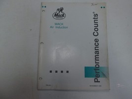 2004 Mack Camions Air Induction Performance Counts Manuel Vitrail Usine ... - €15,09 EUR