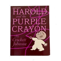 VINTAGE Harold and The Purple Crayon By Crockett Johnson 1983 Harper &amp; Row - £15.97 GBP