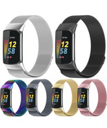 For Fitbit Charge 5 Milanese Loop Band Metal Stainless Steel Magnet Strap - £5.43 GBP+