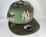 New Era 9Fifty Cap MLB New York Yankees Woodland Camo Snapback Hat Brown... - $31.99