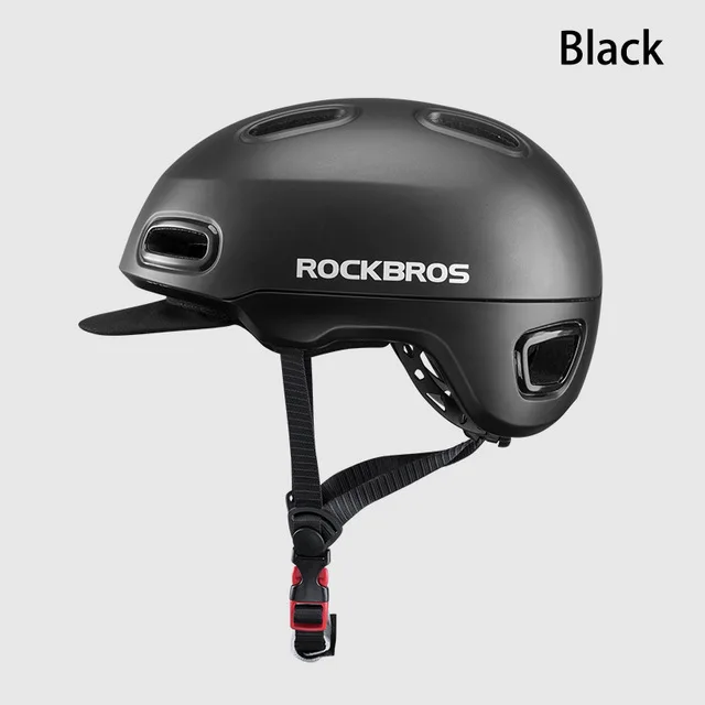 ROCKBROS City Leisure Road Bicycle Helmet Bicycle Motorcycle Electric Scooter He - £264.09 GBP