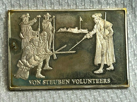 Danbury Mint Bicentennial Sterling Silver Ingot 750 Grains VonSteuben Vo... - £47.37 GBP