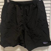 Patagonia Baggies Shorts Mens L Black Lined Swim - $26.99