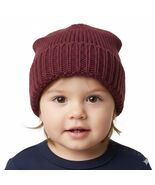Knitted Toddler Burgundy Cold Weather Beanie Hat (One Size) NEW - $7.91