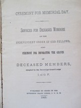 Independent Order of Odd Fellows-Memorial Day-Deceased Members-Graves of... - $100.00