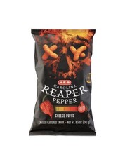 2 Bags Carolina Reaper Pepper Cheese Puffs HEB Texas Exclusive Limited Edition - $29.67