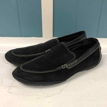 Donald J Pliner CENTER 120 Italian black Suede SlipOn Dress Casual Loafer size 9 - £56.43 GBP