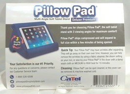 Pillow Pad Fold Away Multi-Angle Soft Universal Tablet Stand, Blue - $10.50