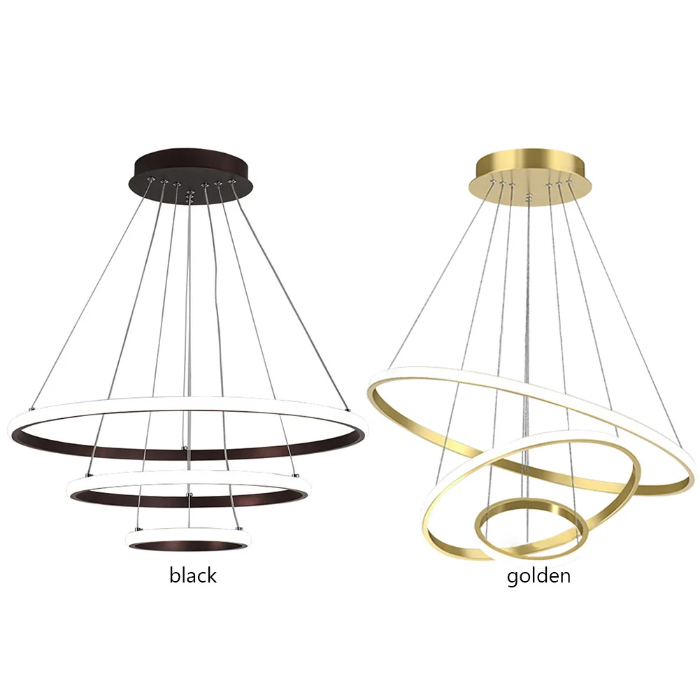 50W Led Chandelier 85-265v Dining Lamps Modern Luxury Design And Hanging Lamp - £39.42 GBP+