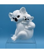 Vintage Royal Osborne White Bone China Koala And Baby Joey MMR-2713 RARE... - $86.93