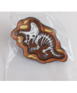 New Archeology Triceratops Dinosaur Bones Enamel Lapel Hat Pin - $6.92