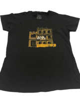 Sam Hunt Shirt Women&#39;s Size XL Country Music EUC Yellow &amp; Black Graphic NOS - £11.18 GBP