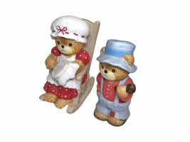 Enesco Lucy &amp; Me Lucy Rigg Grandma In Rocking Chair 1982 &amp; Grandpa 1986 Lot Of 2 - £13.42 GBP