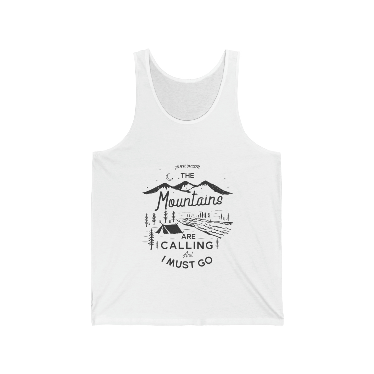 Primary image for Nature-Inspired Unisex Jersey Tank - Mountain Adventure Calling