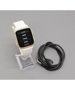 Garmin Venu Sq GPS Watch - White w/ Light Gold Bezel 010-02427-01 - £31.35 GBP