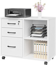 Home Office Organization And Storage With 3 Drawer Office File Cabinets,... - £88.70 GBP