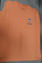 DESIGNER MARGARITAVILLE ISLAND RESERVE CASUAL FISHING PINK SHIRT SIZE ME... - $19.79