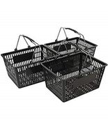 NEW Shopping Basket Set set of 3 black - $610.35 MXN