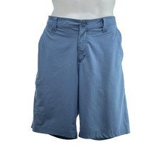 COLUMBIA Men&#39;s Shorts Blue Performance Regular Fit Polyester Stretch Siz... - $17.99