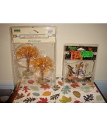 Lemax Spooky Town Witches &amp; Lemax Autumn Rust Trees - $811.49 MXN
