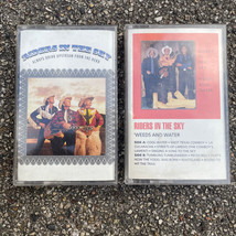 Riders in the Sky 2 Cassette Lot Drink Upstream from the Herd &amp; Weeds and Water - £8.50 GBP