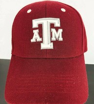 Texas A M Aggies XII Man Wool Blend Cap Maroon White Vintage Baseball Hat - £31.31 GBP