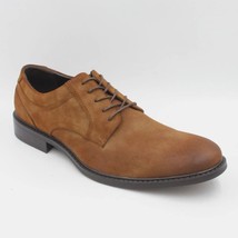 Unlisted Kenneth Cole Buzzer Oxford C Men Brown US 9 Derby Oxfords Faux Leather - £47.48 GBP
