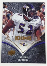 Ray Lewis 2008 Upper Deck Icons #7 Hof - $1.89