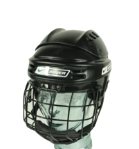 Vtg Nike Bauer NBH1500S Ice Hockey Helmet With Cage Black Small Roller H... - $1,318.27 MXN