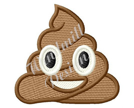 Poop Emoji - Machine Embroidery Design - £2.88 GBP