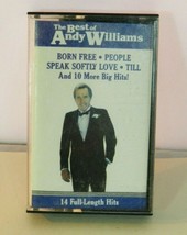 The Best of Andy Williams Music Cassette 14 Hits Born Free, People - £14.83 GBP