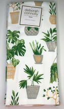 Deborah Connolly Potted Plants Set of 2 Kitchen Hand Dish Towels Cotton ... - £23.00 GBP